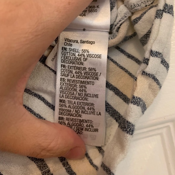 Roxy vertical stripe Roxy cotton viscose blend shorts - Picture 3 of 7